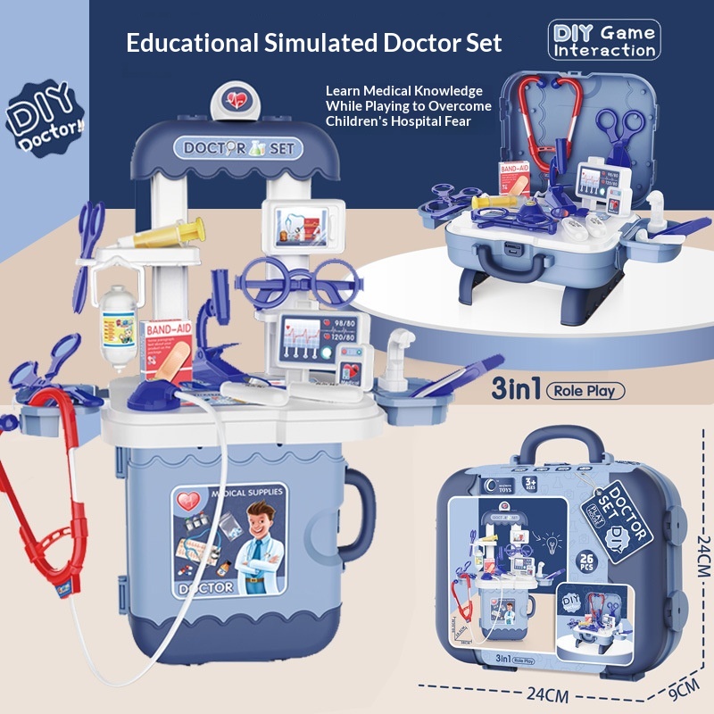 Conjunto de Brinquedos de Médi - Stethoscope avaliação e preço